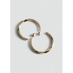 Pendientes aros irregulares