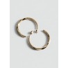 Pendientes aros irregulares