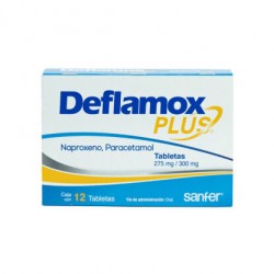 DEFLAMOX PLUS 275/300MG TAB C/12