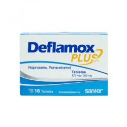 DEFLAMOX PLUS 275MG TAB C/16