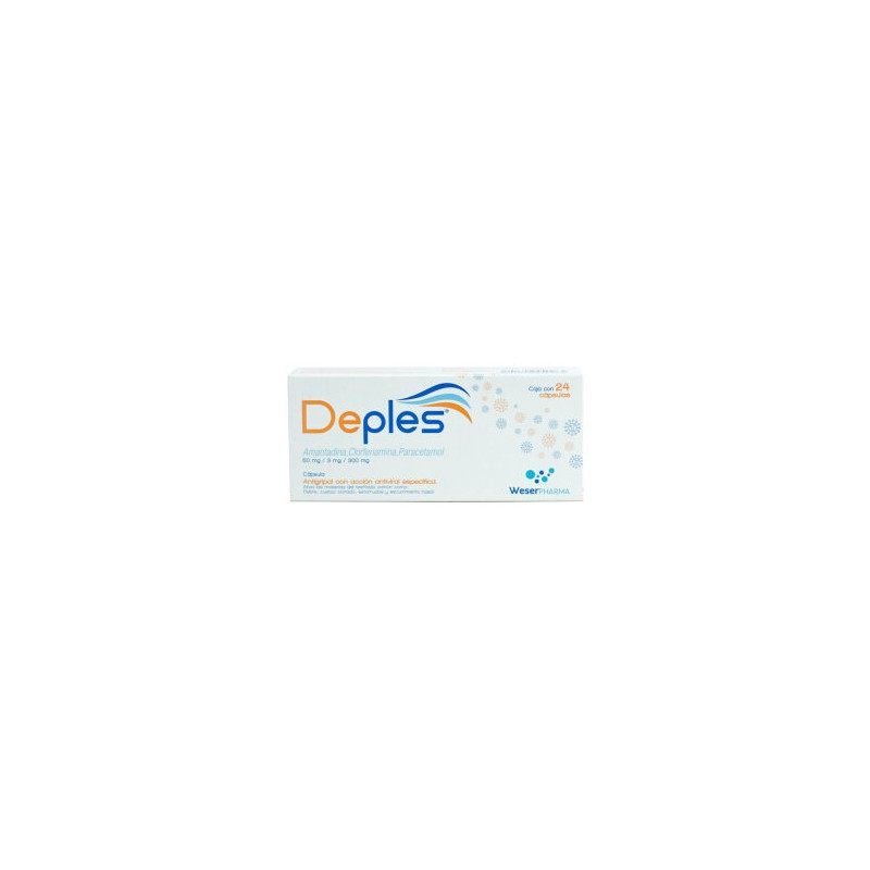 DEPLES 50/3MG/300MG CAP C/24