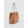 Bolso shopper efecto abatanado