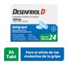 DESENFRIOL D 2MG 5MG 500MG TABLETAS C/24