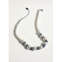 Collar abalorios combinados