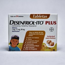 DESENFRIOL-ITO PLUS C/24 TABS MASTIC