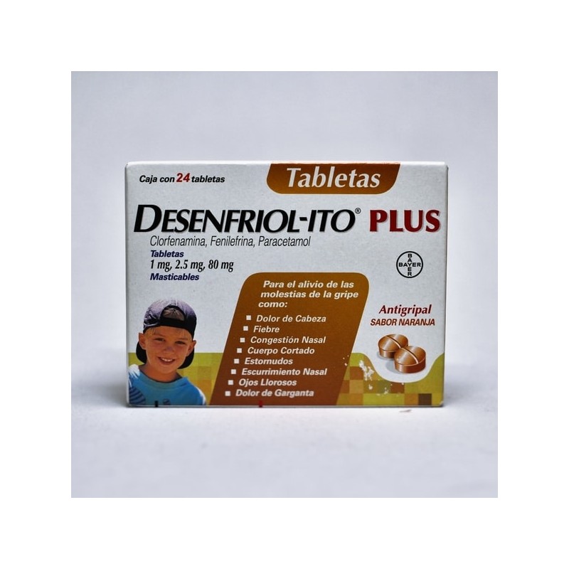 DESENFRIOL-ITO PLUS C/24 TABS MASTIC