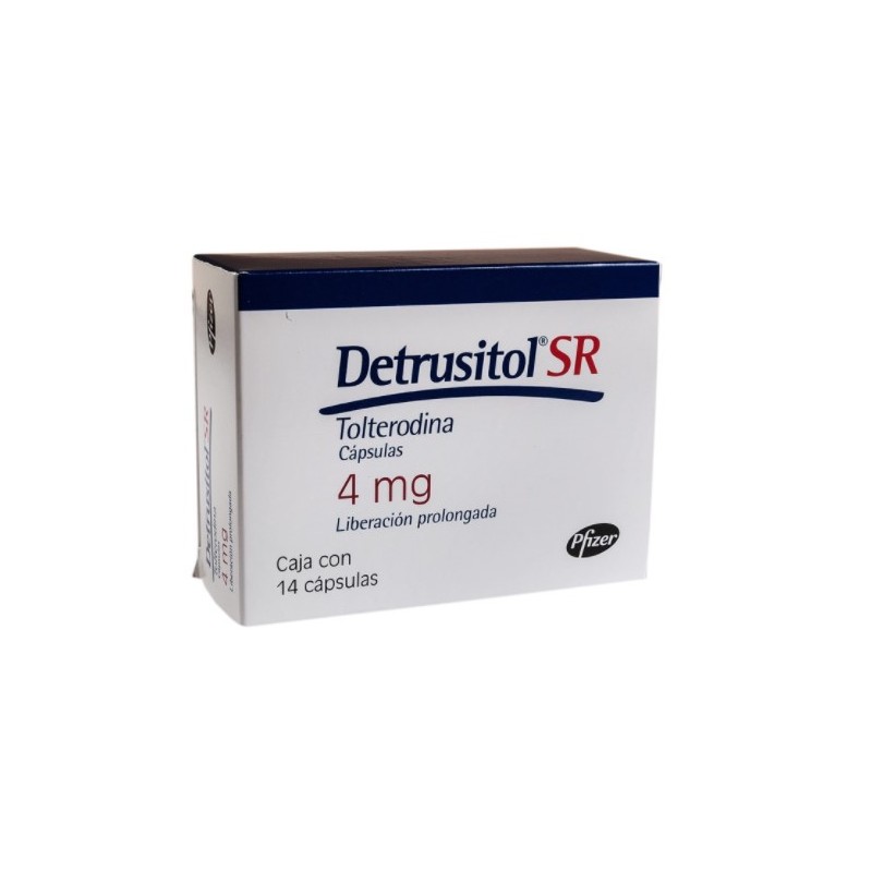 DETRUSITOL-SR 4MG CAP C/14