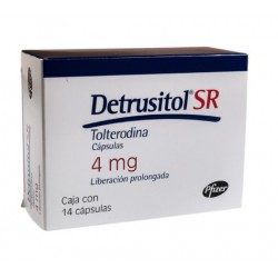 DETRUSITOL-SR 4MG CAP C/14