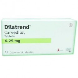 DILATREND 6.25MG TAB C/14