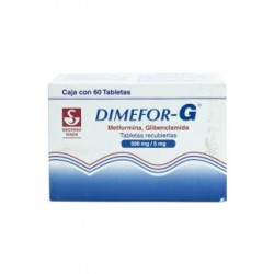 DIMEFOR G 500MG/5GR TAB C/60
