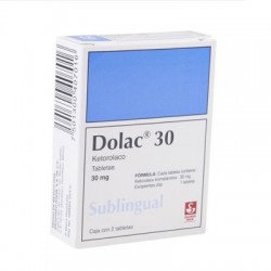 DOLAC 30MG TAB SUB C/2