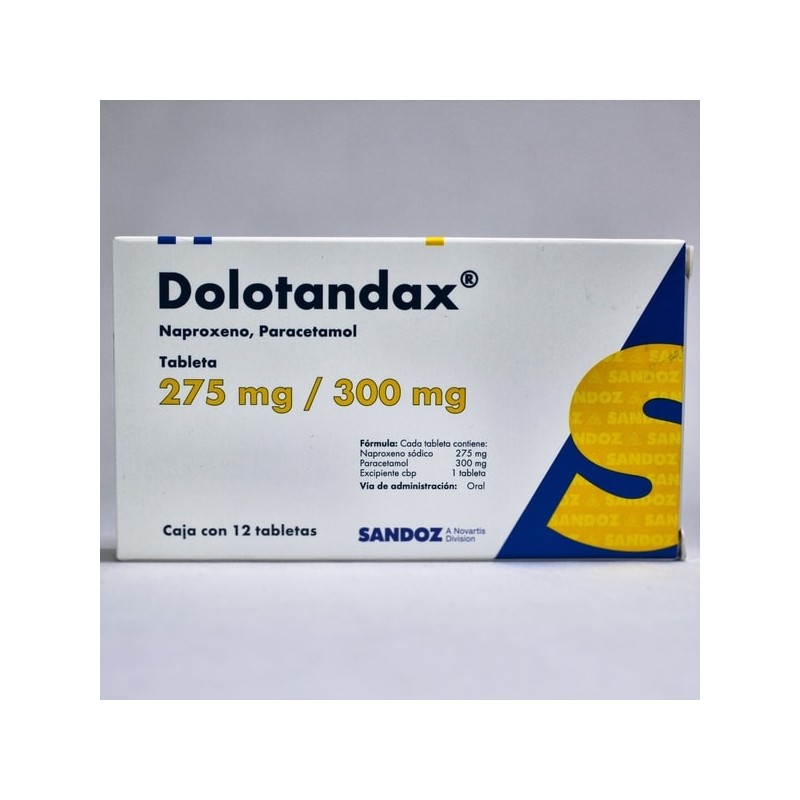 DOLOTANDAX 275/300MG TAB C/12