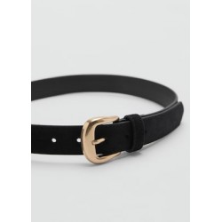 Cinturón piel hebilla