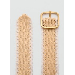 Cinturón hebilla metálica