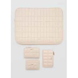 Billetera acolchada solapa