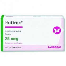 EUTIROX 25MCG TAB C/50