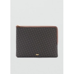 Funda portátil estampado logo