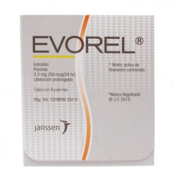 EVOREL 50MG PARCHES C/8