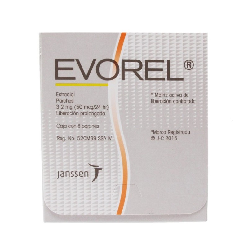 EVOREL 50MG PARCHES C/8