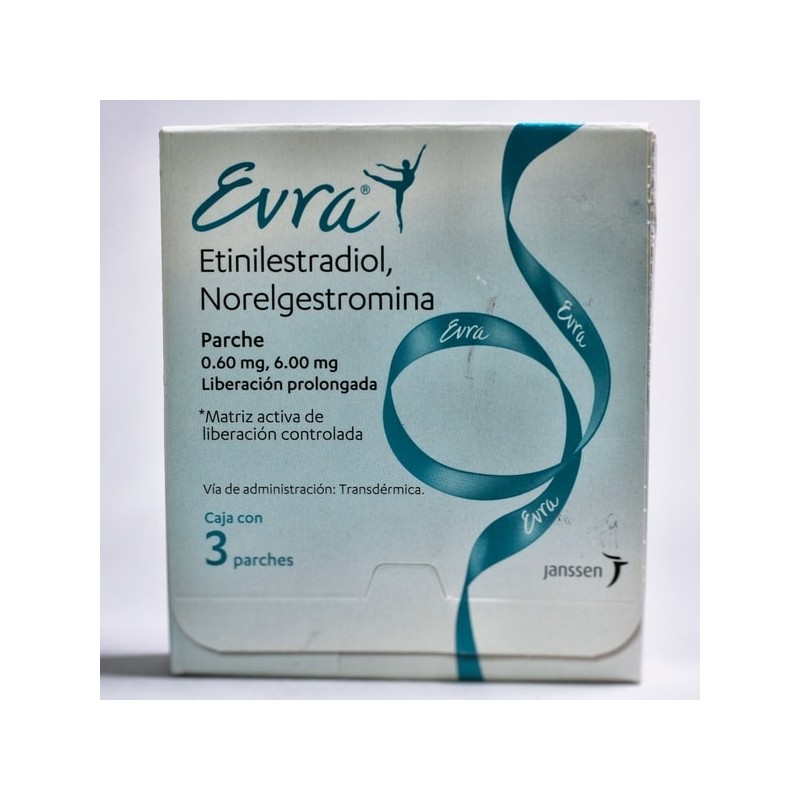 EVRA 6MG PARCHES C/3