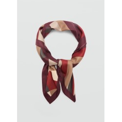 Pañuelo estampado geométrico