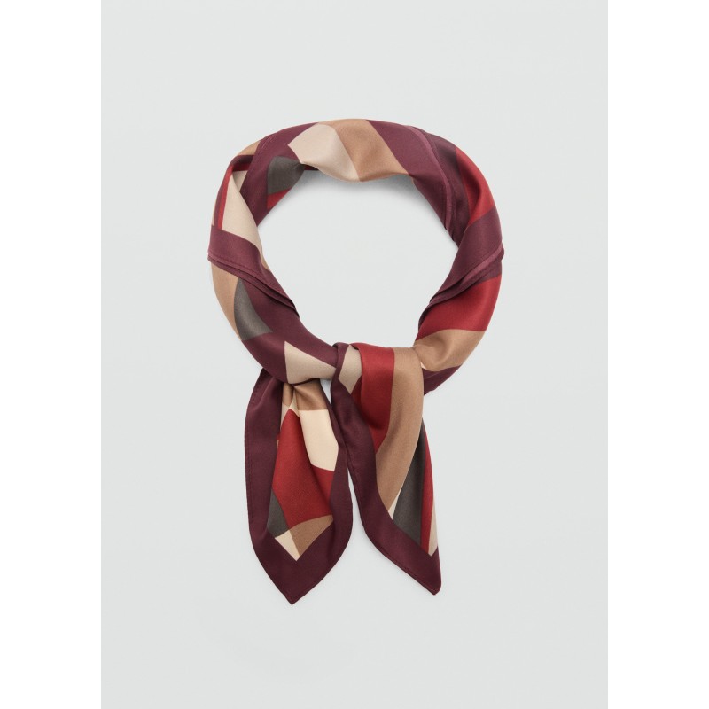 Pañuelo estampado geométrico