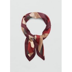 Pañuelo estampado geométrico