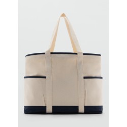 Bolso canvas algodón contraste