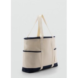 Bolso canvas algodón contraste