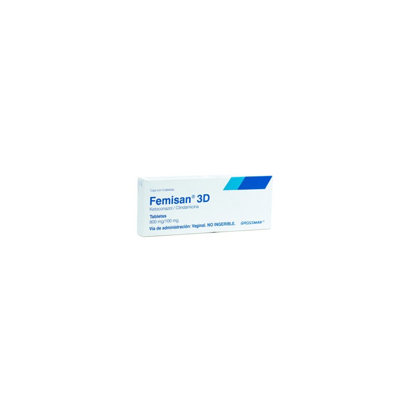 FEMISAN-3D 800/100MG VAG TAB 3