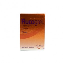 FLUCOGREL 75MG C/14 TAB