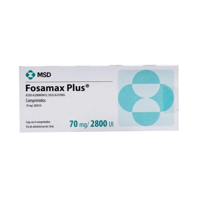 FOSAMAX PLUS 70MG/2800UI C/4 COM