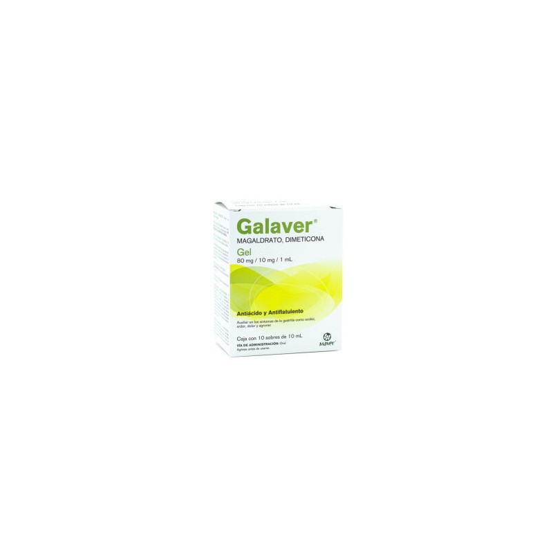 GALAVER 80MG/10MG/1ML GEL SOB C/10