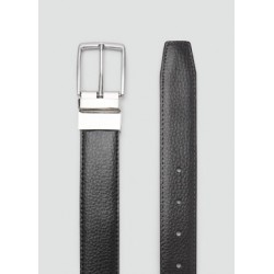 Cinturón reversible piel abatanada