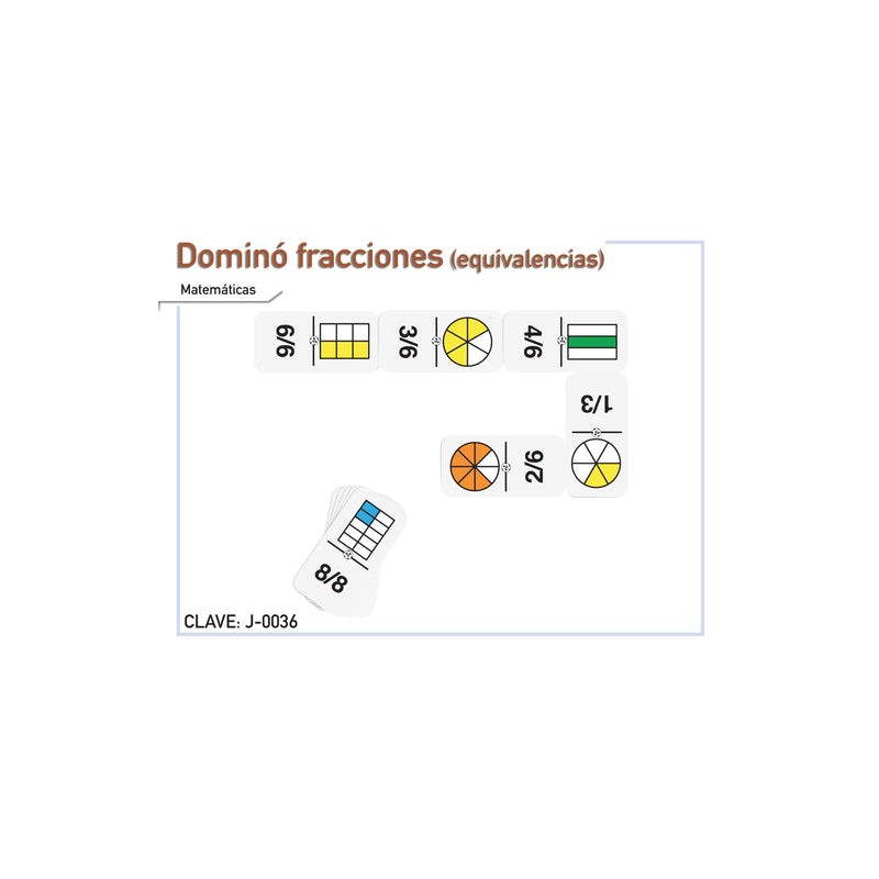 Dominó de Fracciones (Equivalencias)