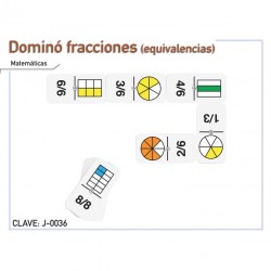Dominó de Fracciones (Equivalencias)