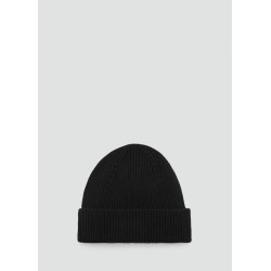 Gorro mezcla lana y cashmere canalé