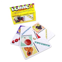 Dominó Texto Frutas Grande