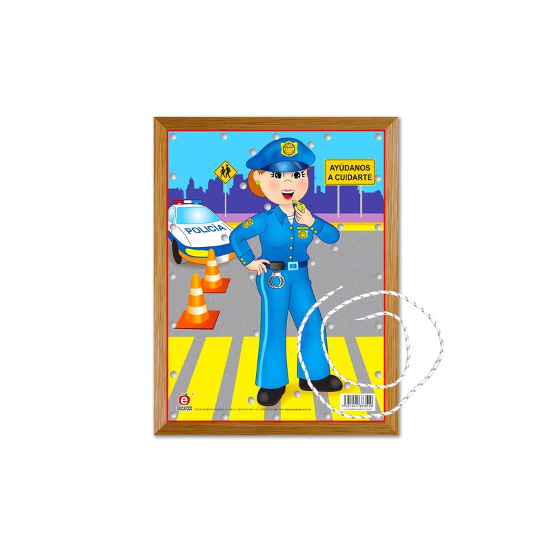 Figura de Ensarte Policia