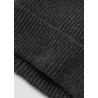 Gorro mezcla lana y cashmere canalé