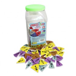 Fraccicolor Círculo de Fracciones con 6 Juegos