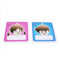 Identificadores Escolares Niña/Niño con 10 Piezas