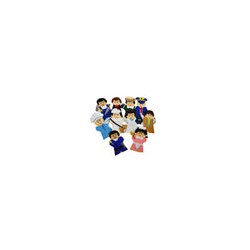 Juego de 10 Títeres digitales de Oficios