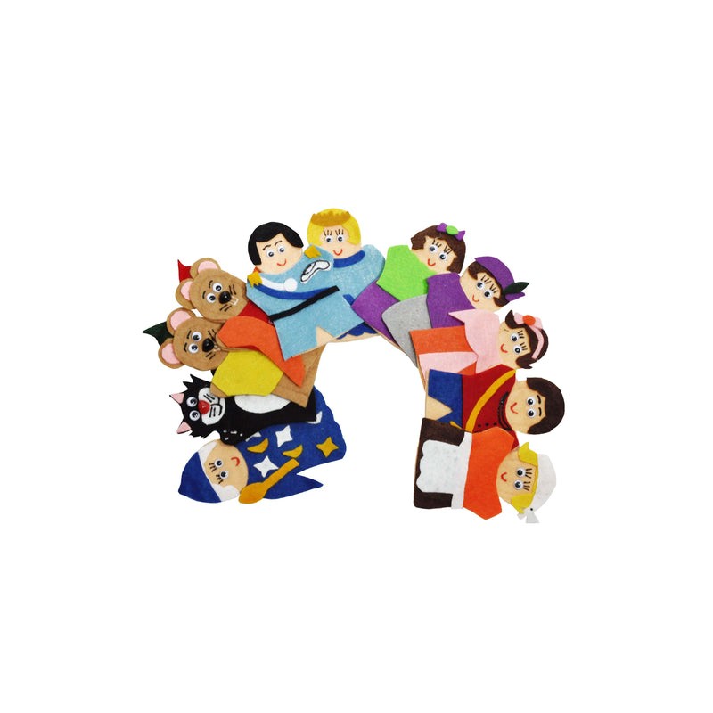 Juego de 11 Títeres Digitales La Cenicienta