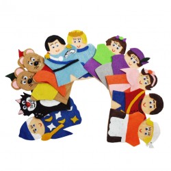 Juego de 11 Títeres Digitales La Cenicienta