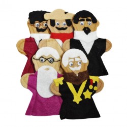 Juego de 6 Títeres Digitales Revolución