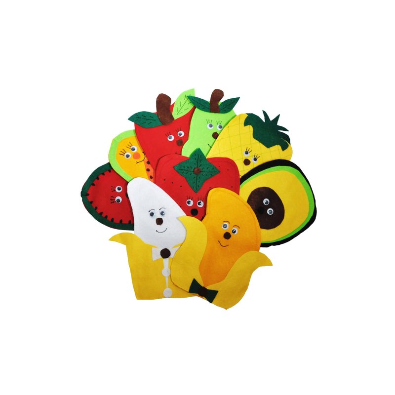 Juego de 9 Guiñoles La Frutas