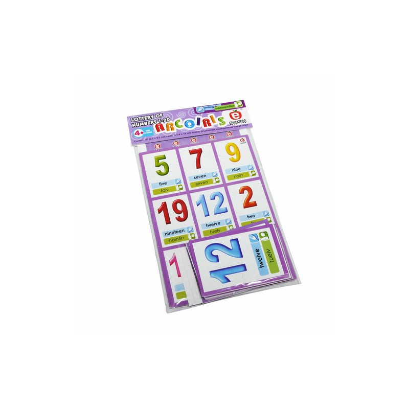 Lottery of Numbers 1-20 Arcoiris