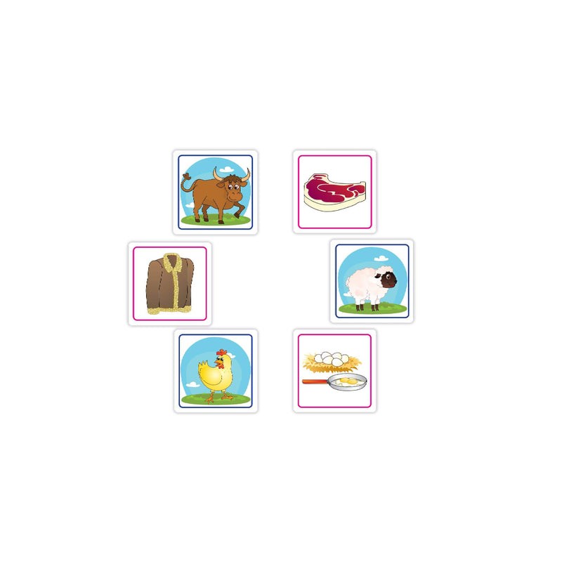 Memopares Animales Granja y Derivados