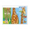 Póster Crecigrama Jirafa